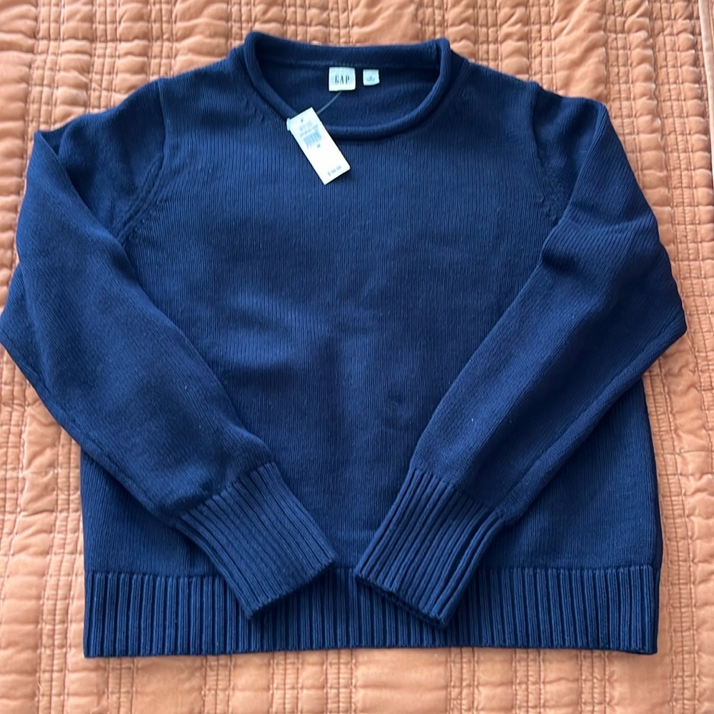 Navy blue Gap  crew sweater Medium